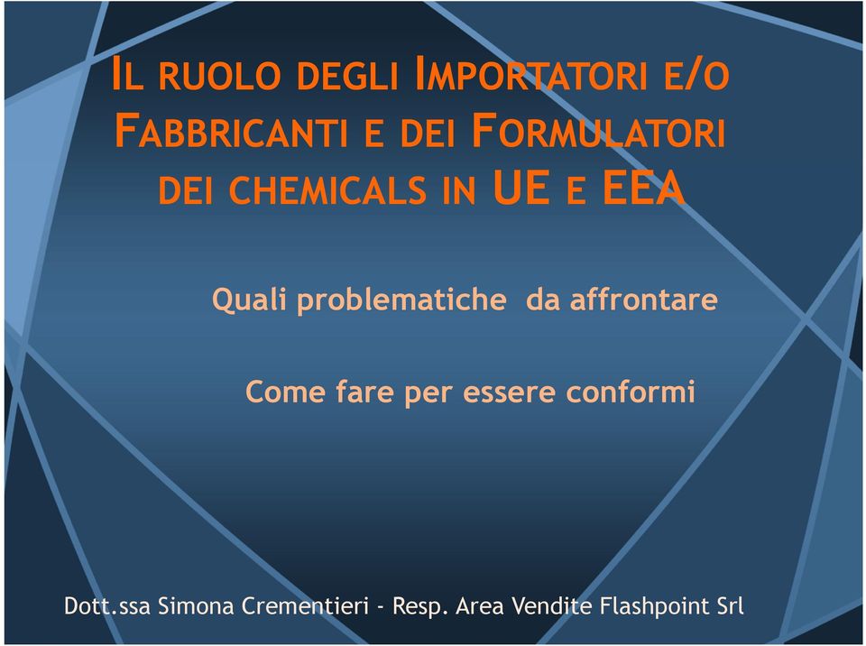 problematiche da affrontare Come fare per essere