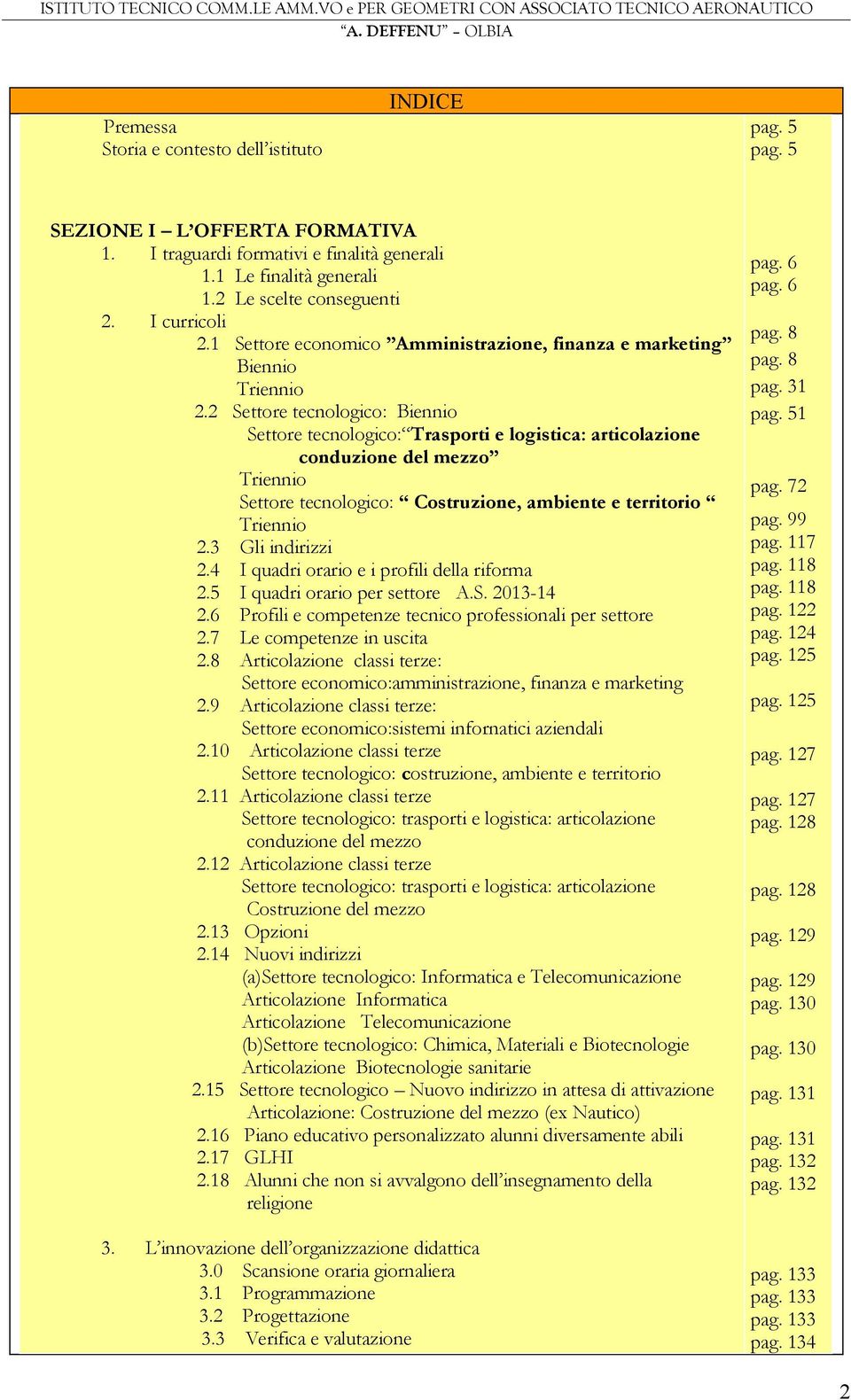 Settore tecnologico: Biennio Settore tecnologico: Trasporti e logistica: articolazione conduzione del mezzo Triennio Settore tecnologico: Costruzione, ambiente e territorio Triennio. Gli indirizzi.