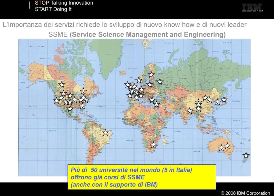 Management and Engineering) Più di 50 università nel mondo