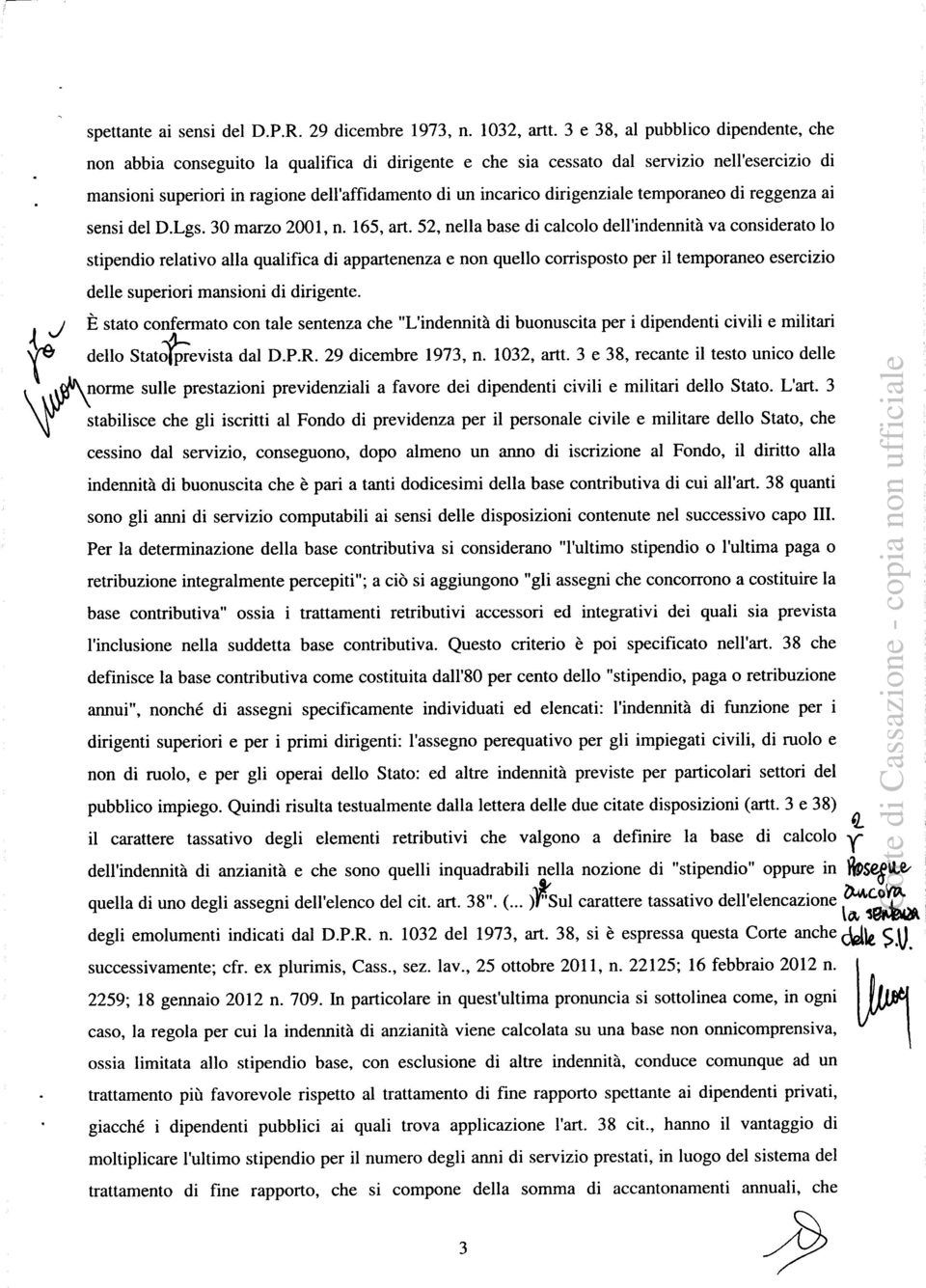 dirigenziale temporaneo di reggenza ai sensi del D.Lgs. 30 marzo 2001, n. 165, art.