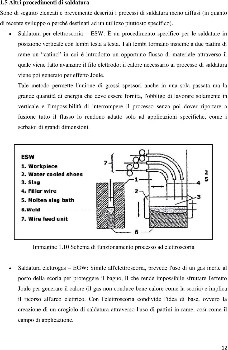 Tali lembi formano insieme a due pattini di rame un catino in cui è introdotto un opportuno flusso di materiale attraverso il quale viene fatto avanzare il filo elettrodo; il calore necessario al