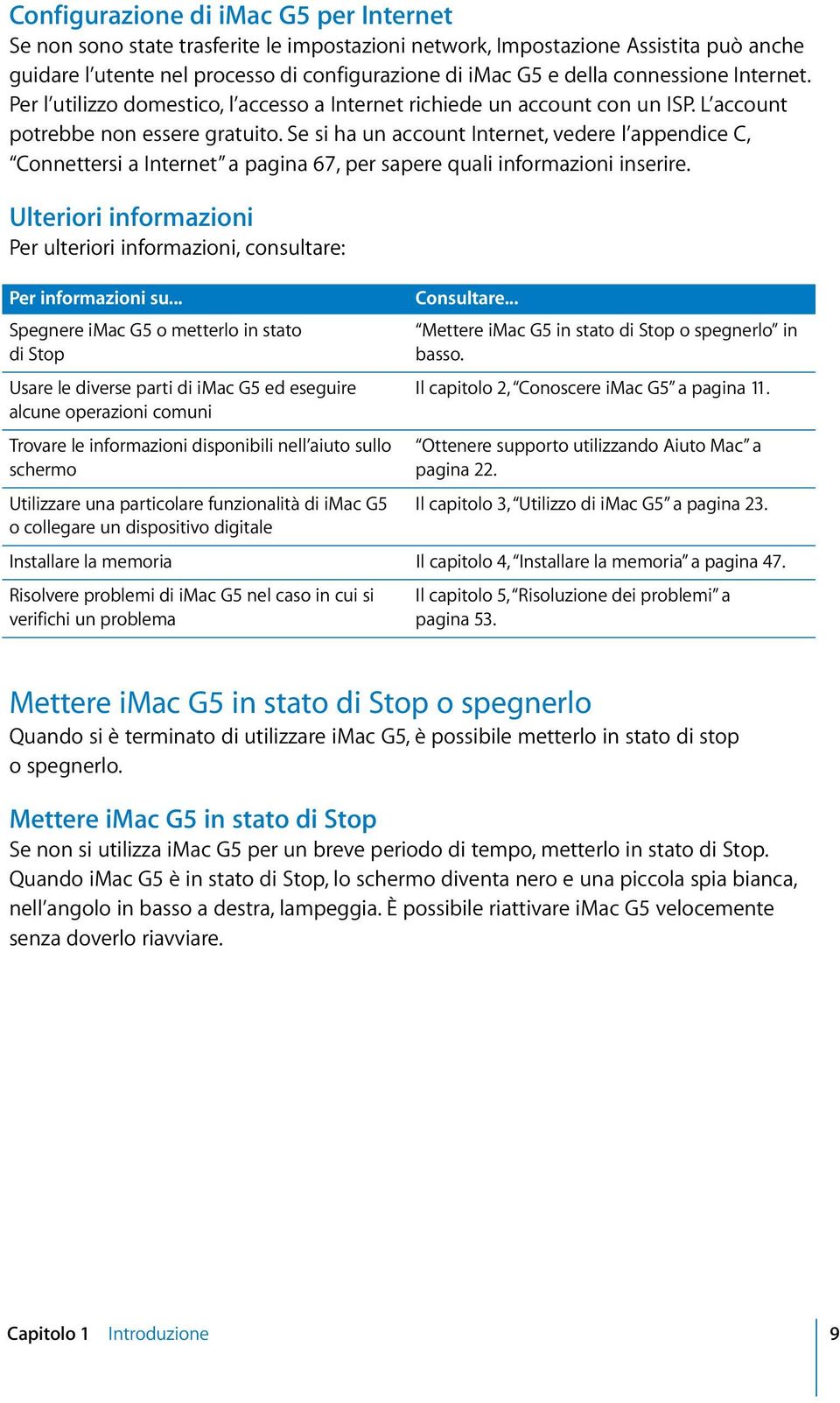 Se si ha un account Internet, vedere l appendice C, Connettersi a Internet a pagina 67, per sapere quali informazioni inserire.