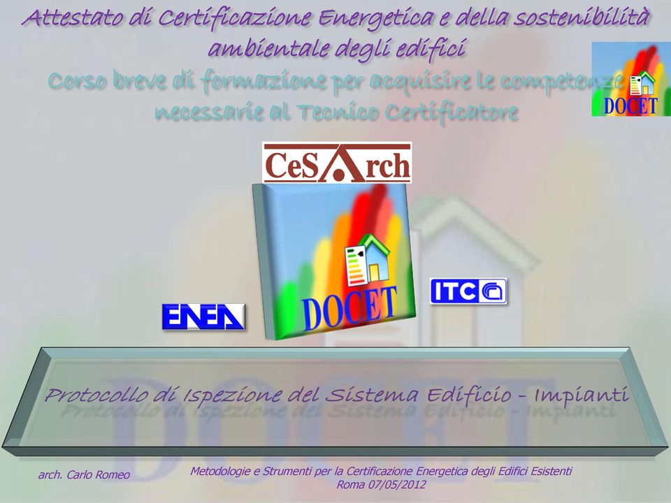 edifici Corso breve di formazione per