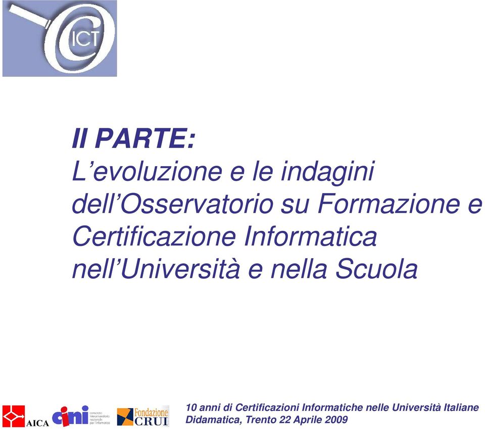 Formazione e Certificazione