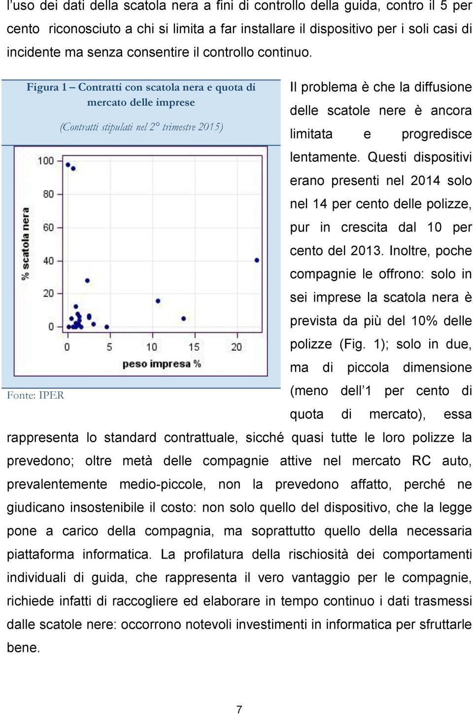 Questi dispositivi erano presenti nel 2014 solo nel 14 per cento delle polizze, pur in crescita dal 10 per cento del 2013.