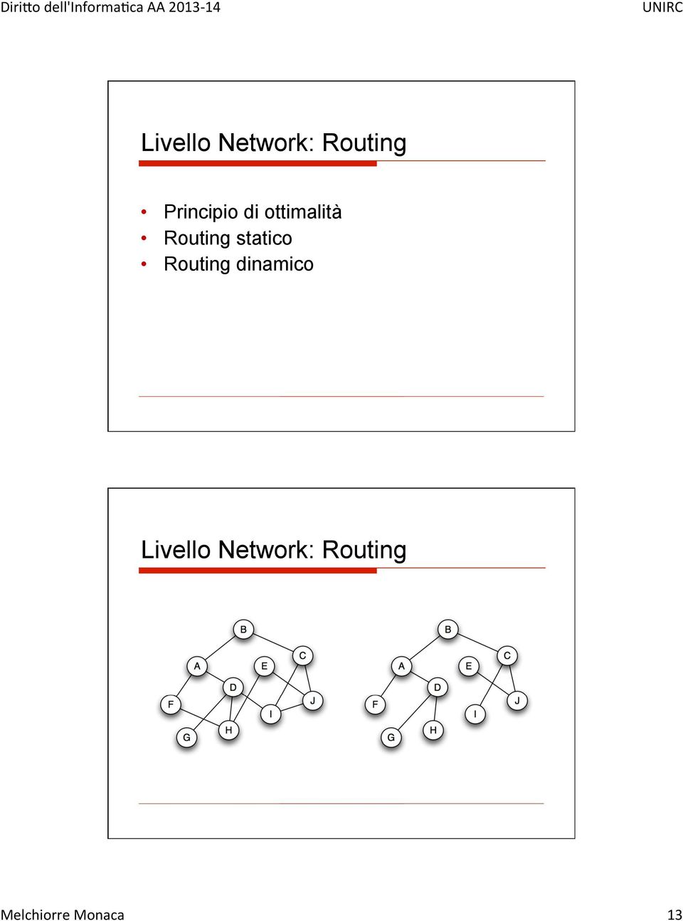 Routing statico Routing