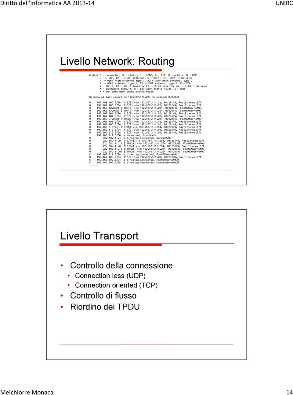 Controllo della connessione Connection