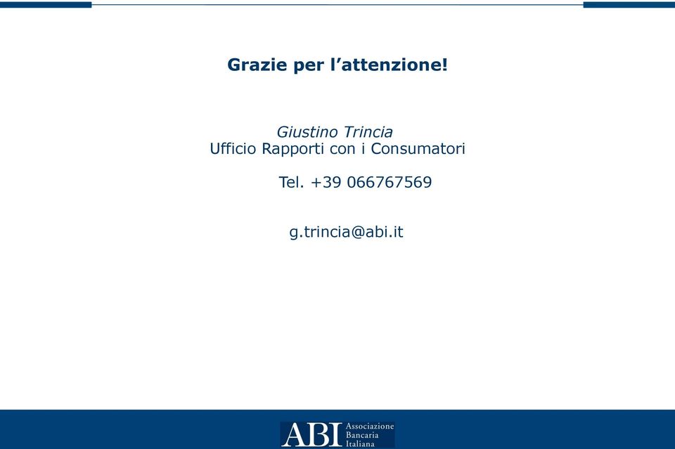 Rapporti con i Consumatori