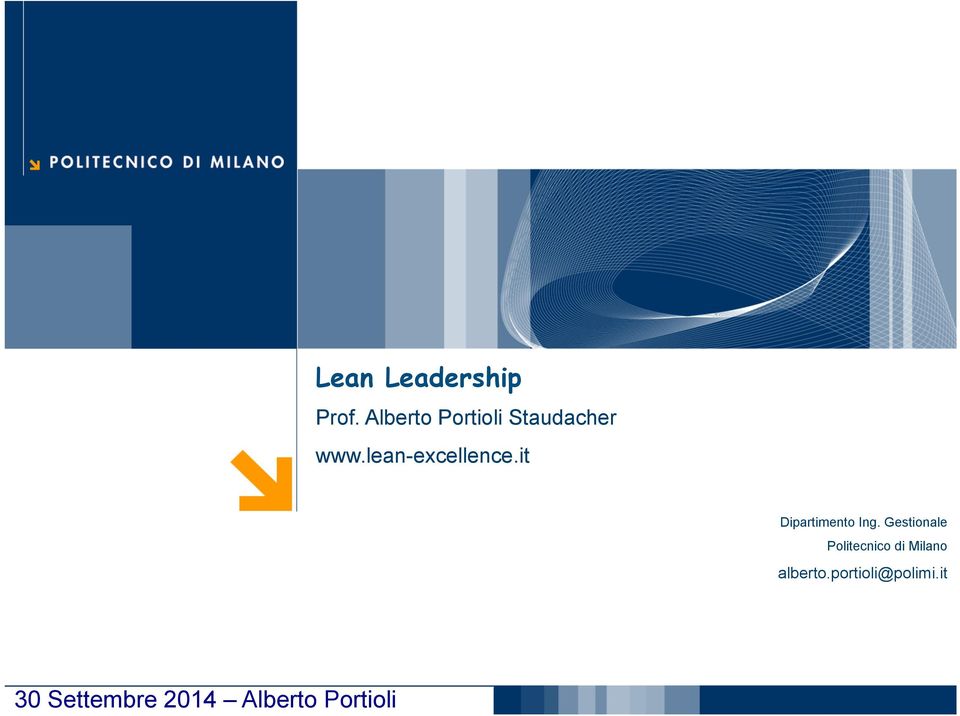 lean-excellence.it Dipartimento Ing.