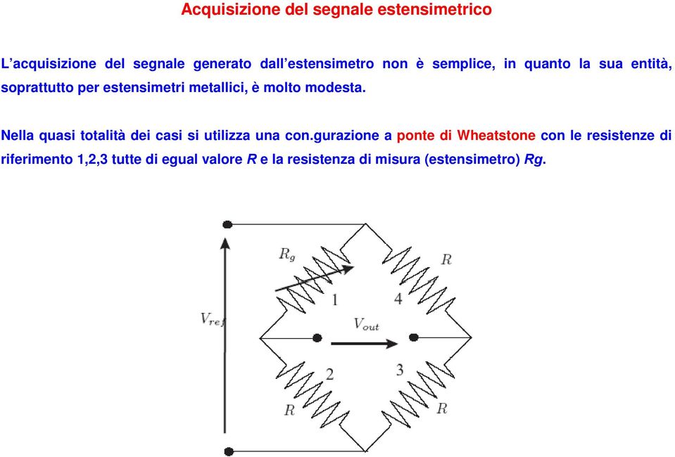 modesta. Nella quasi totalità dei casi si utilizza una con.