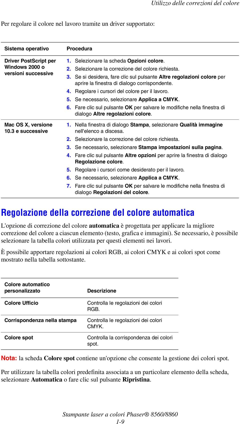 Se si desidera, fare clic sul pulsante Altre regolazioni colore per aprire la finestra di dialogo corrispondente. 4. Regolare i cursori del colore per il lavoro. 5.