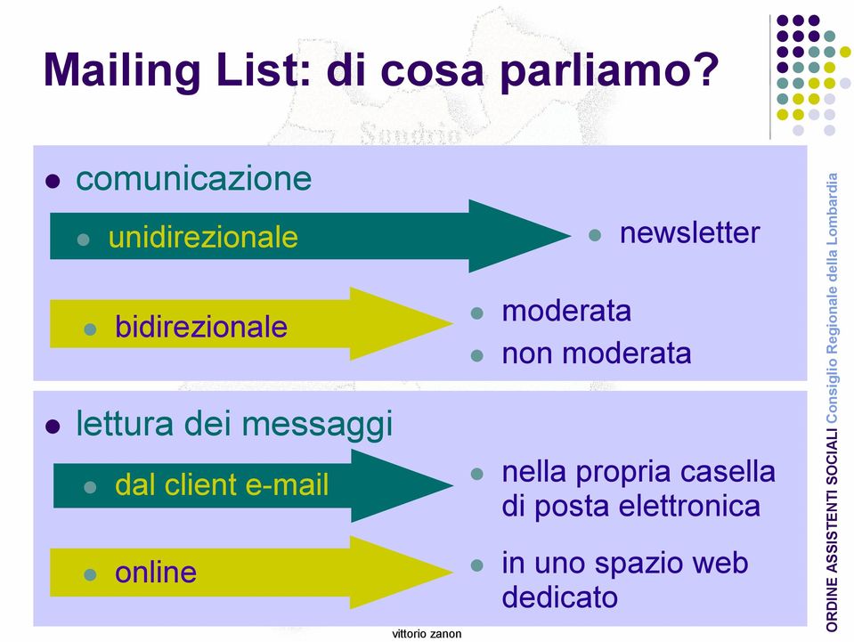 messaggi dal client e-mail online moderata newsletter