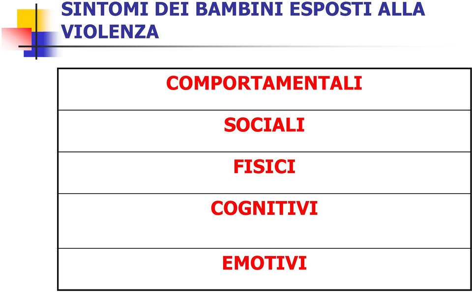 COMPORTAMENTALI