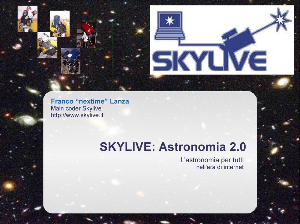 it SKYLIVE: Astronomia 2.