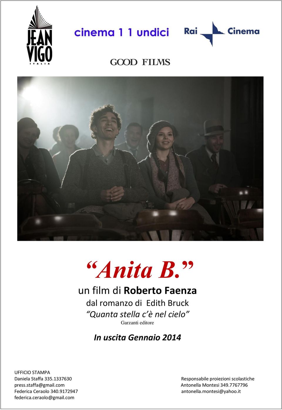 Garzanti editore In uscita Gennaio 2014 UFFICIO STAMPA Daniela Staffa 335.