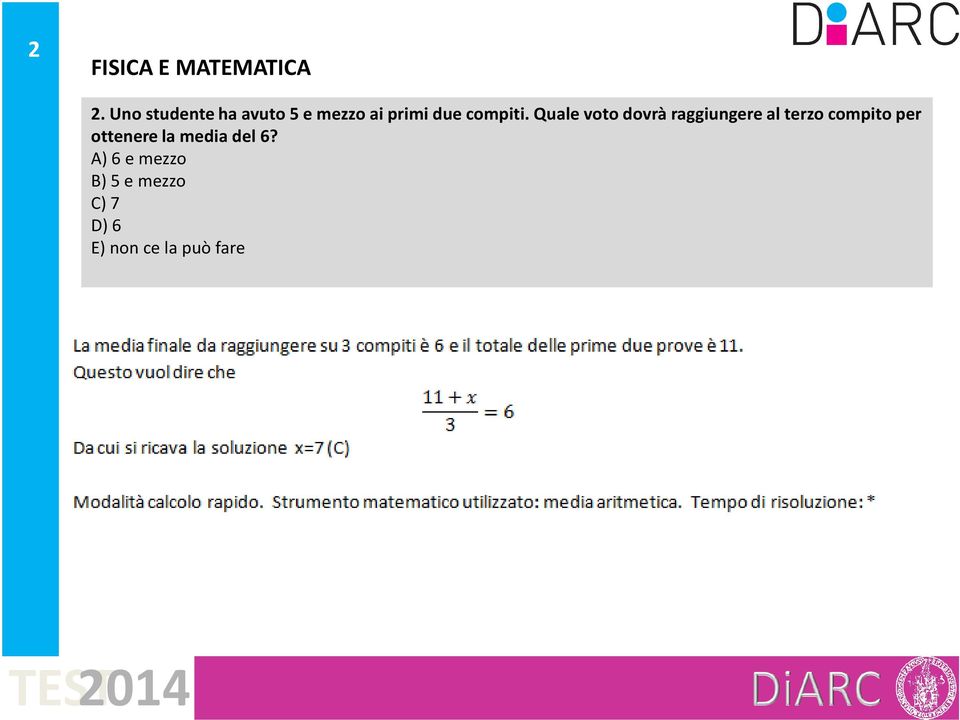 Quale voto dovrà raggiungere al terzo compito per