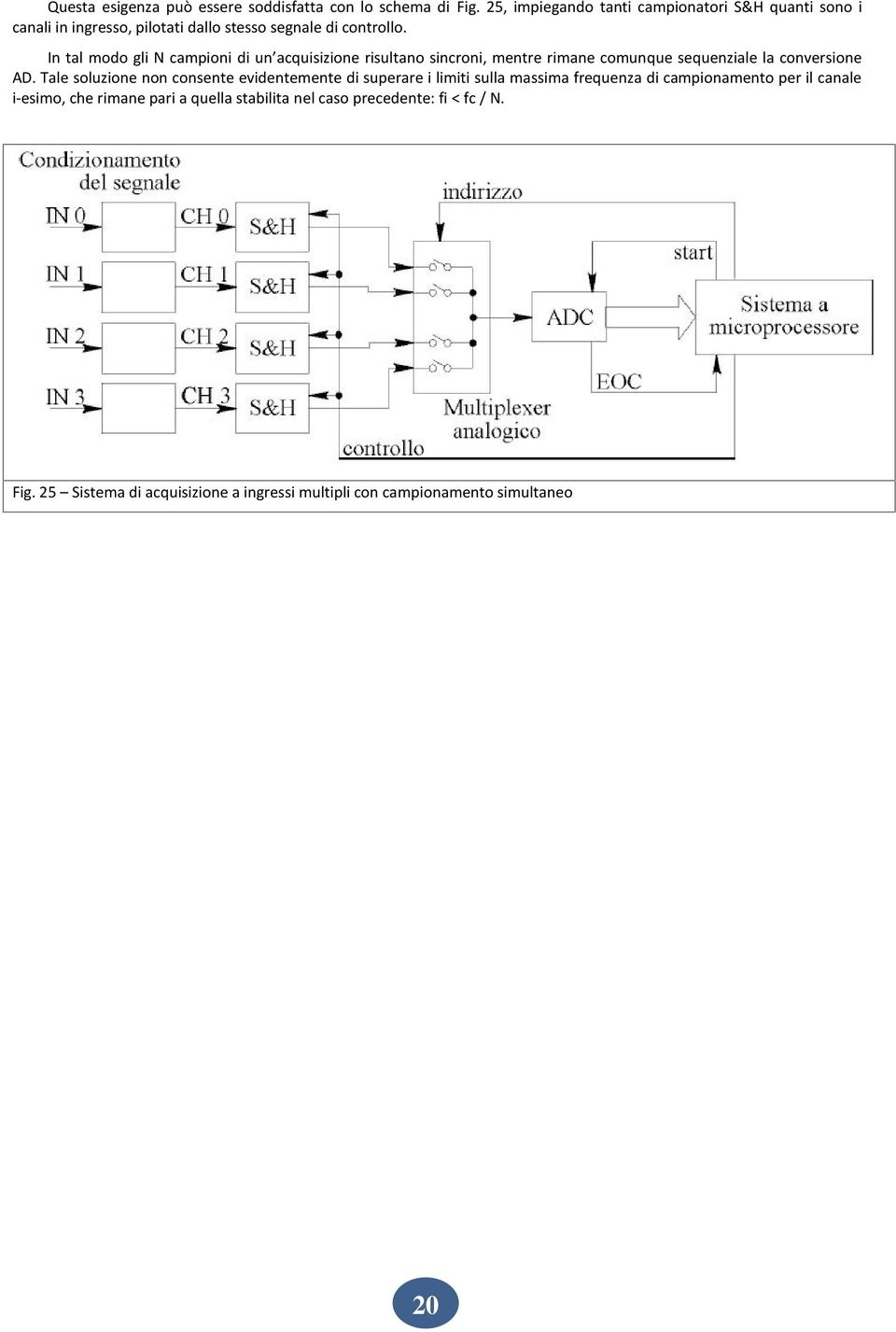 In tal modo gli N campioni di un acquisizione risultano sincroni, mentre rimane comunque sequenziale la conversione AD.