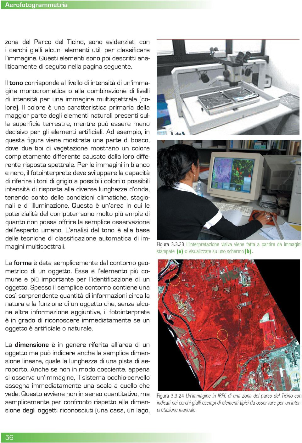 Il tono corrisponde al livello di intensità di un immagine monocromatica o alla combinazione di livelli di intensità per una immagine multispettrale (colore).