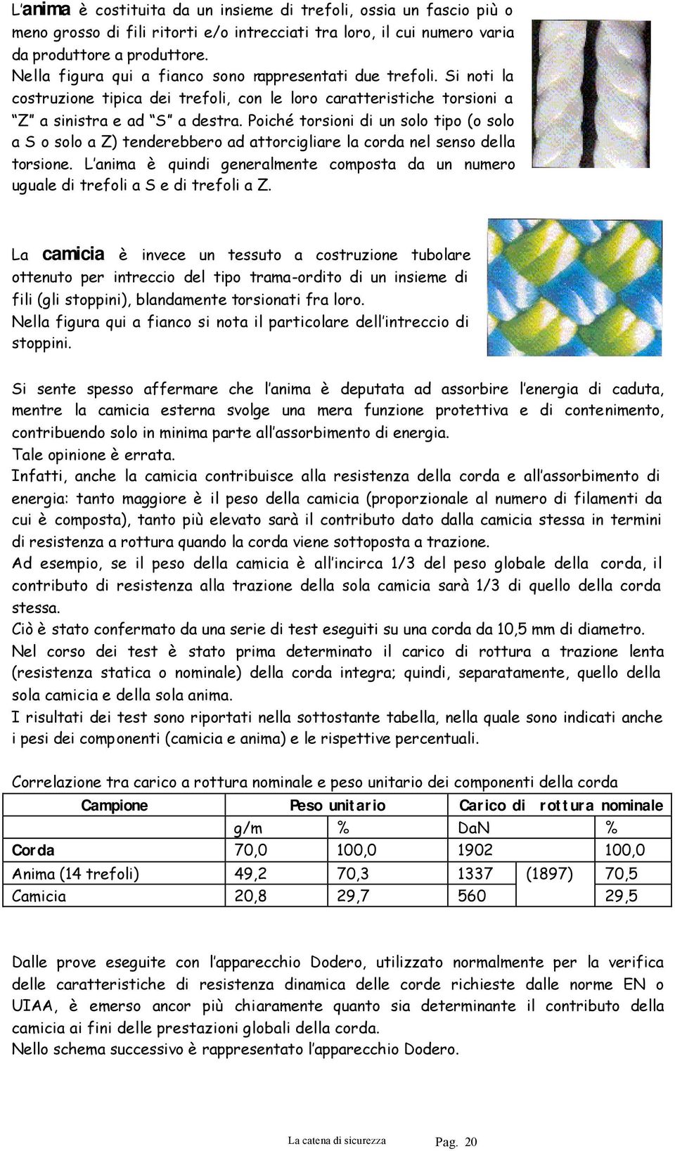 Poiché torsioni di un solo tipo (o solo a S o solo a Z) tenderebbero ad attorcigliare la corda nel senso della torsione.