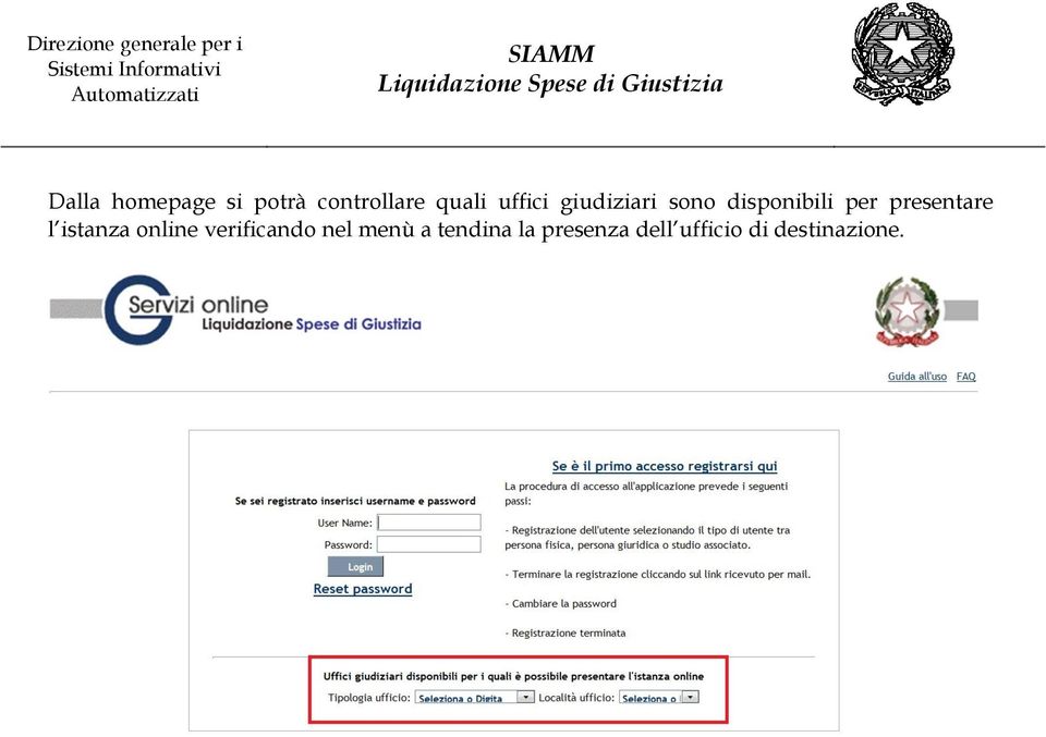 presentare l istanza online verificando nel