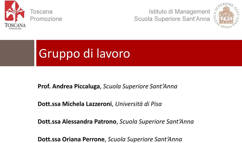 ssa Michela Lazzeroni, Università di Pisa