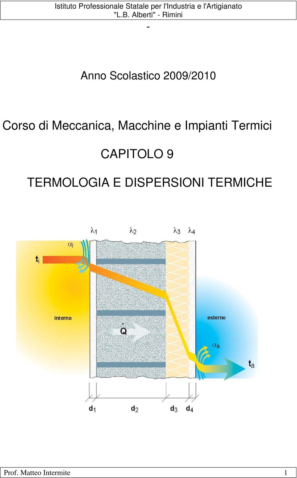 Termici CAPITOLO 9 TERMOLOGIA E