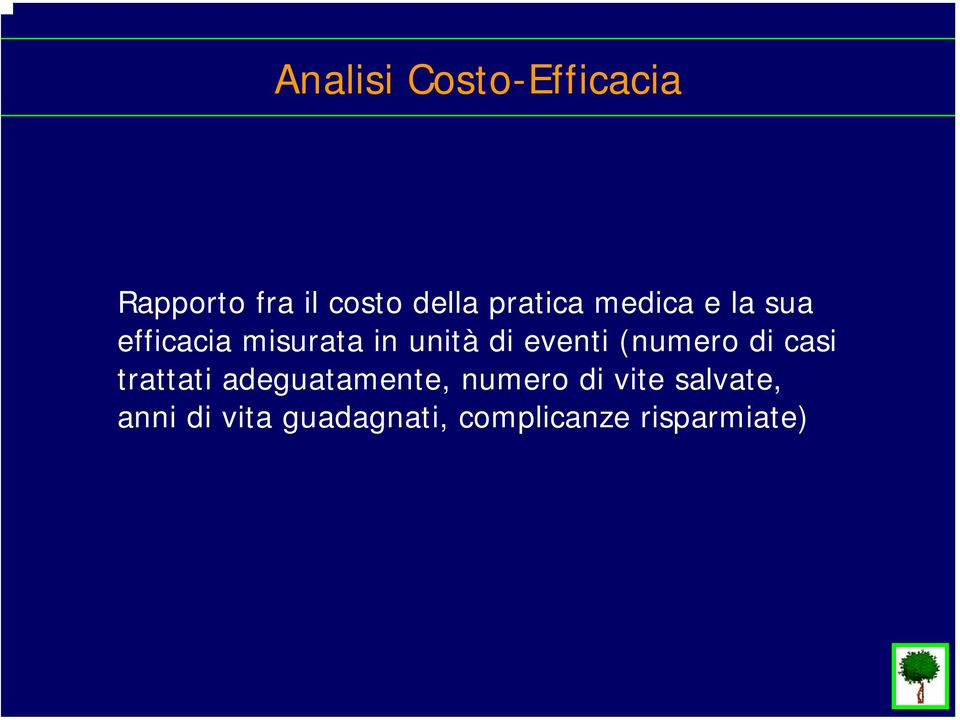 eventi (numero di casi trattati adeguatamente, numero di