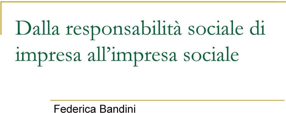 sociale di impresa