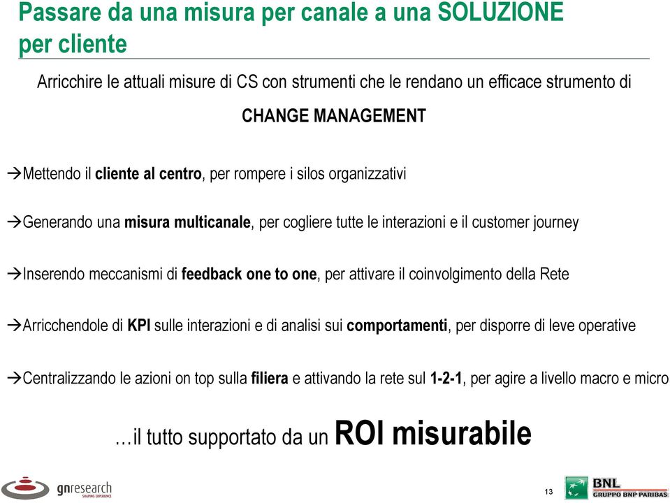 Inserendo meccanismi di feedback one to one, per attivare il coinvolgimento della Rete Arricchendole di KPI sulle interazioni e di analisi sui comportamenti, per