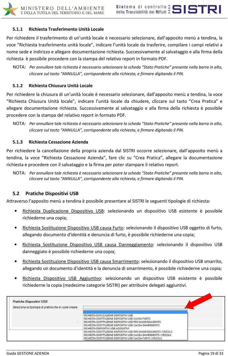 Successivamente al salvataggio e alla firma della richiesta è possibile procedere con la stampa del relativo report in formato PDF.