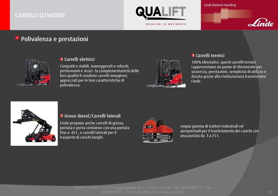 Carrelli termici 100% idrostatici, questi carrelli termici rappresentano un punto di riferimento per sicurezza, prestazioni, semplicità di utilizzo e durata grazie alla rivoluzionaria