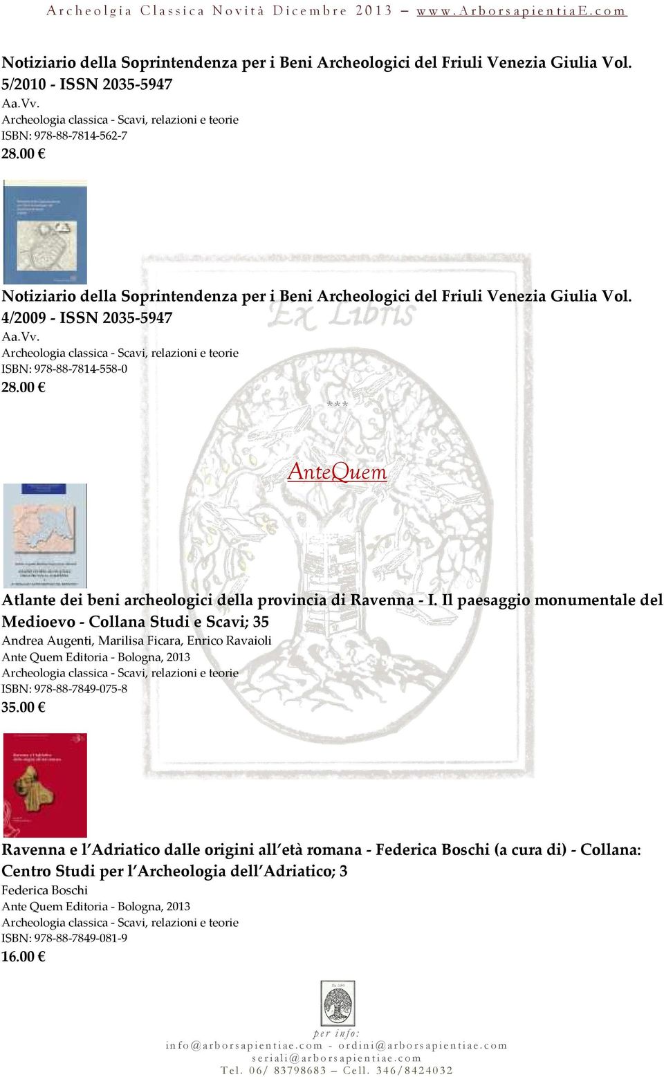 00 AnteQuem Atlante dei beni archeologici della provincia di Ravenna - I.