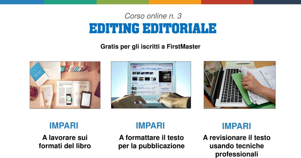 FirstMaster A lavorare sui formati del libro A