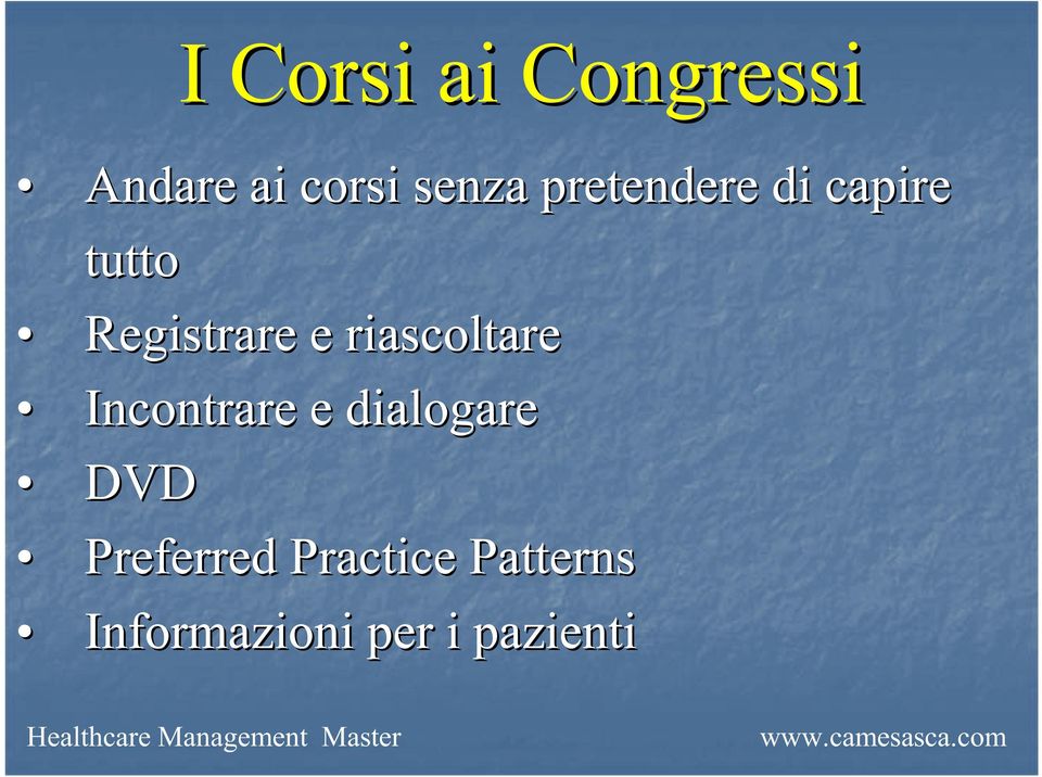 dialogare DVD I Corsi ai Congressi Preferred