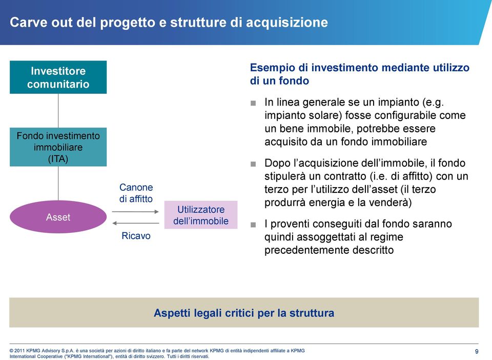 nerale se un impianto (e.g.