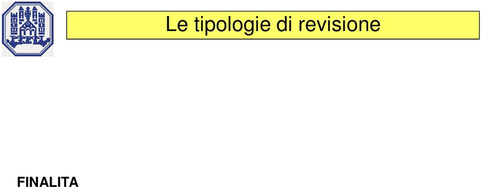 stabilite dalle associazioni professionali a cui appartengono i revisori Revisione