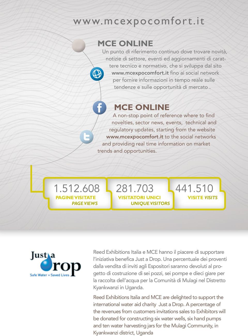 MCE online A non-stop point of reference where to find novelties, sector news, events, technical and regulatory updates, starting from the website www.mcexpocomfort.