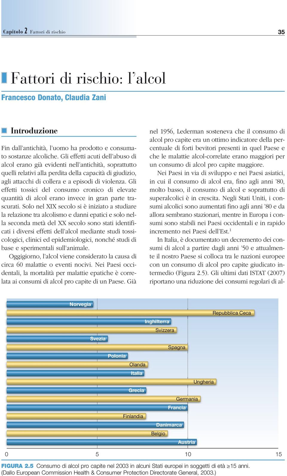 Gli effetti tossici del consumo cronico di elevate quantità di alcol erano invece in gran parte trascurati.