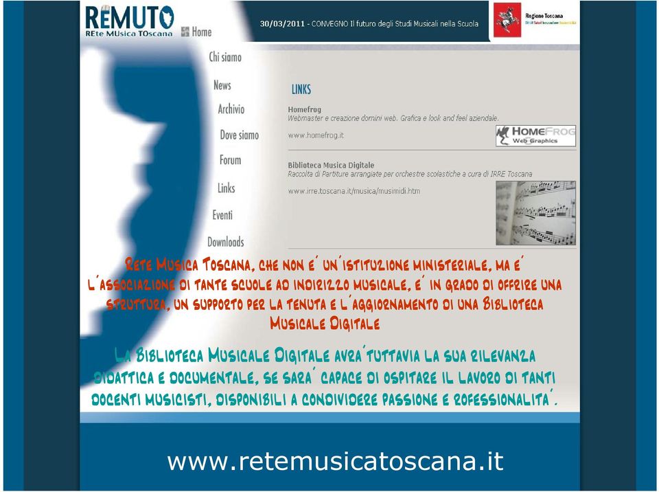 Musicale Digitale La Biblioteca Musicale Digitale avraítuttavia la sua rilevanza didattica e documentale, se saraí