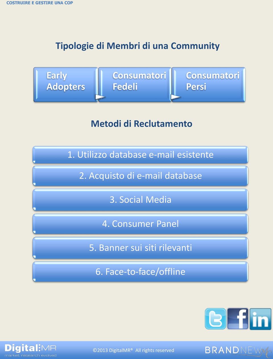 Utilizzo database e-mail esistente 2.