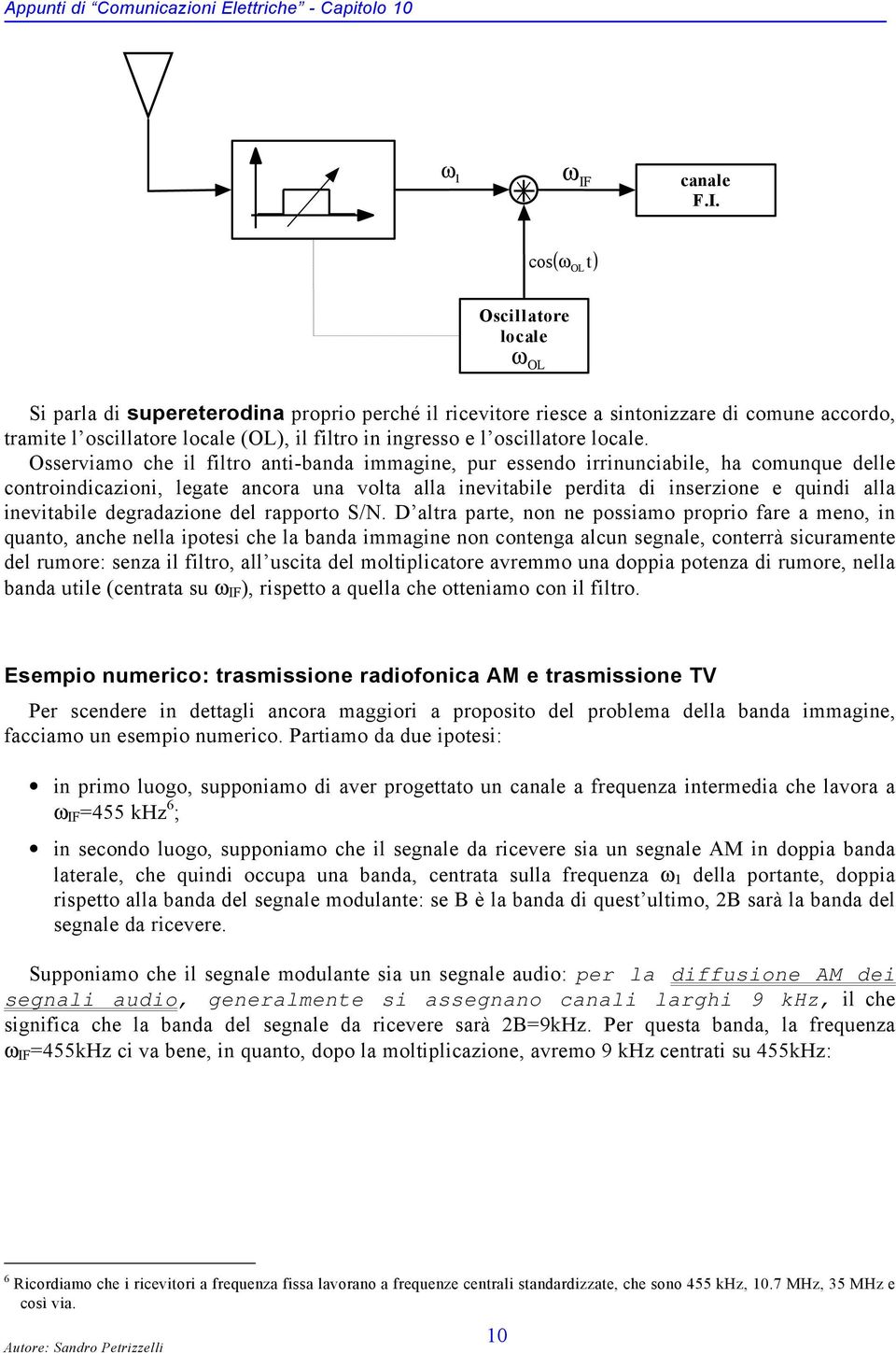 oscillatore locale.