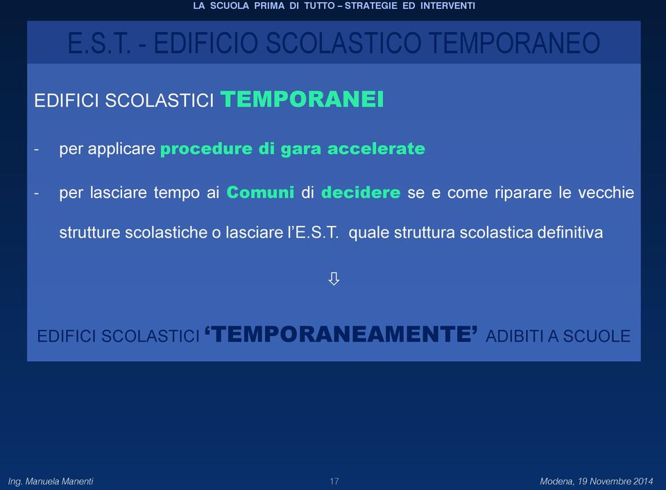 procedure di gara accelerate - per lasciare tempo ai Comuni di decidere se e come