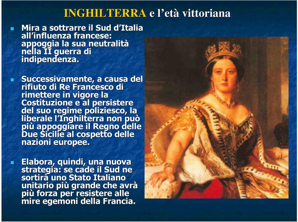 Successivamente, a causa del rifiuto di Re Francesco di rimettere in vigore la Costituzione e al persistere del suo regime poliziesco, la