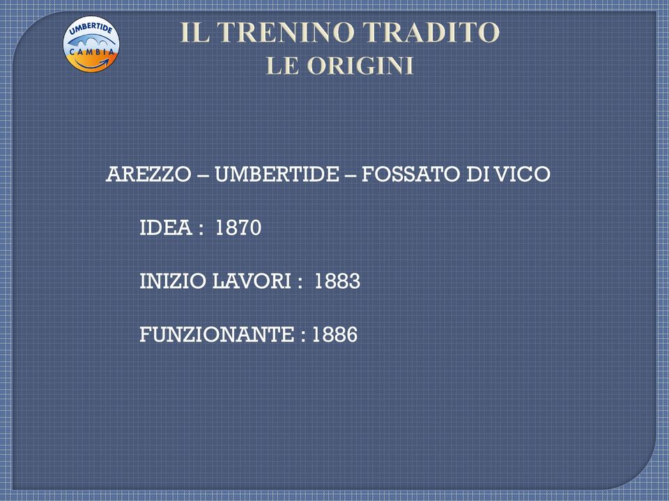 : 1870 INIZIO LAVORI