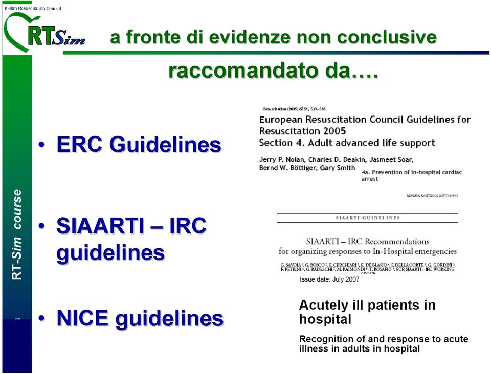 ERC Guidelines SIAARTI IRC