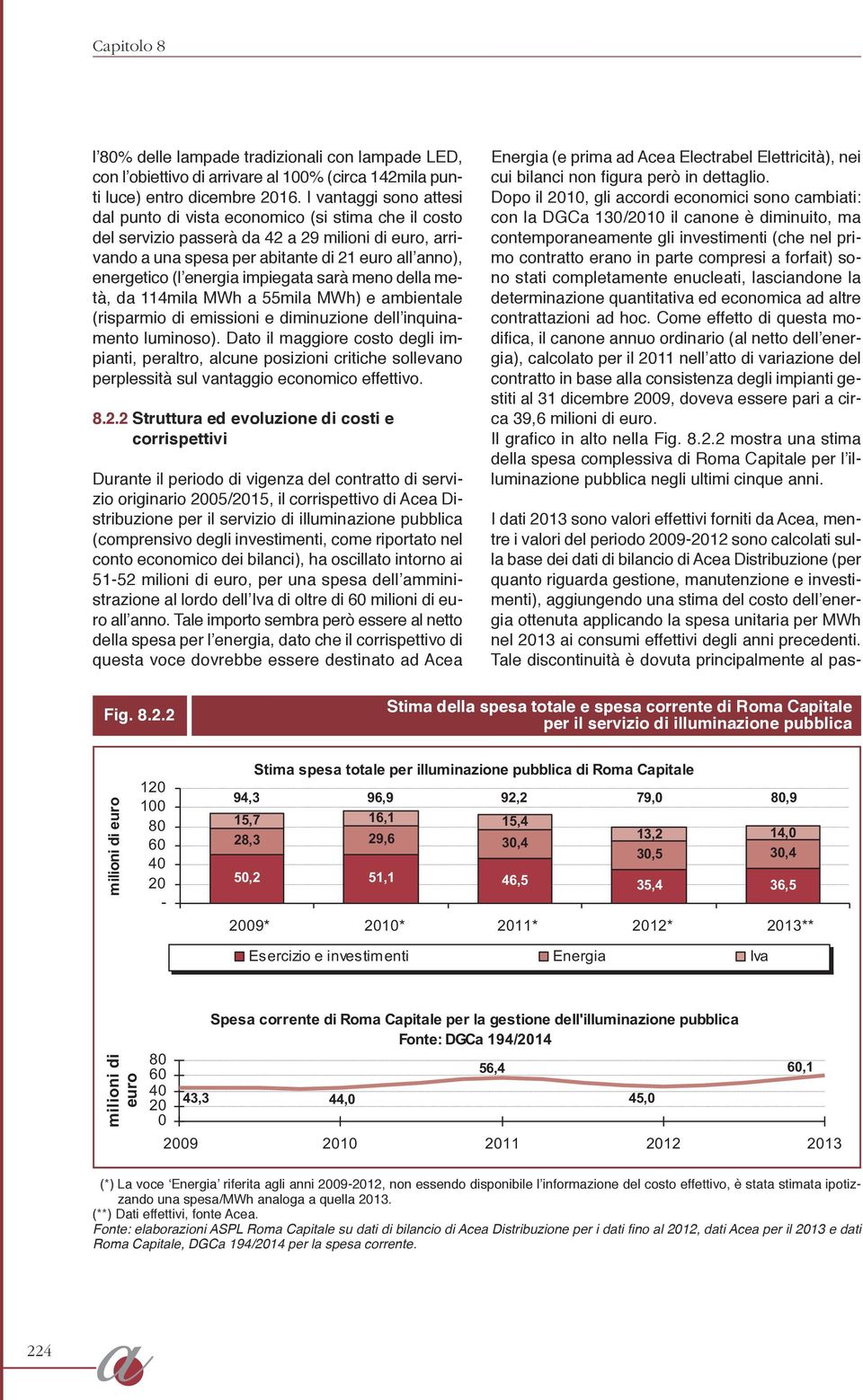 energia impiegata sarà meno della metà, da 114mila MWh a 55mila MWh) e ambientale (risparmio di emissioni e diminuzione dell inquinamento luminoso).