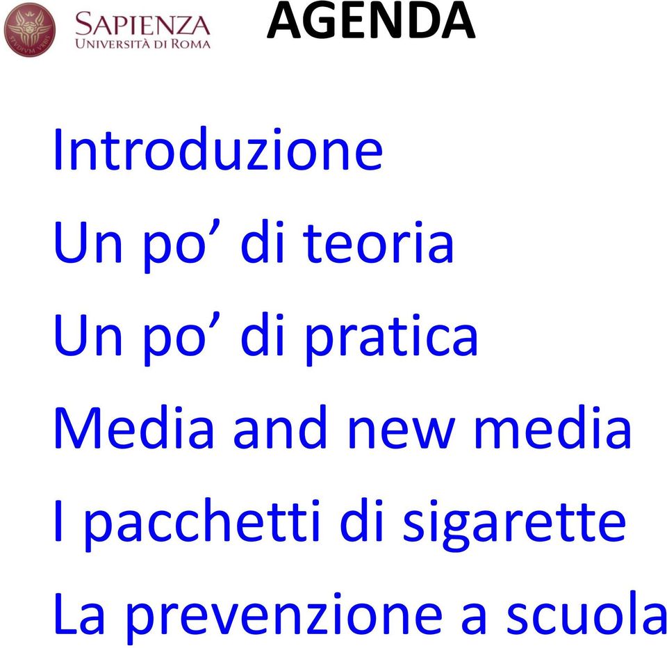 and new media I pacchetti di