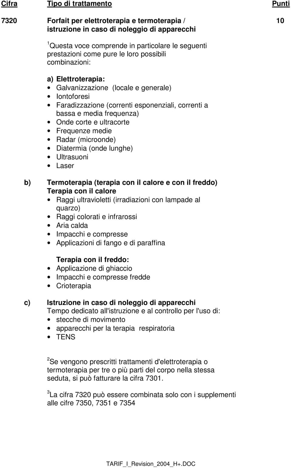 Radar (microonde) Diatermia (onde lunghe) Ultrasuoni Laser b) Termoterapia (terapia con il calore e con il freddo) Terapia con il calore Raggi ultravioletti (irradiazioni con lampade al quarzo) Raggi