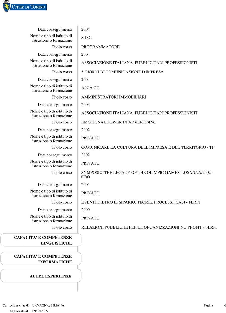 ITALIANA PUBBLICITARI PROFESSIONISTI EMOTIONAL POWER IN ADVERTISING 2002 COMUNICARE LA CULTURA DELL'IMPRESA E DEL TERRITORIO TP 2002