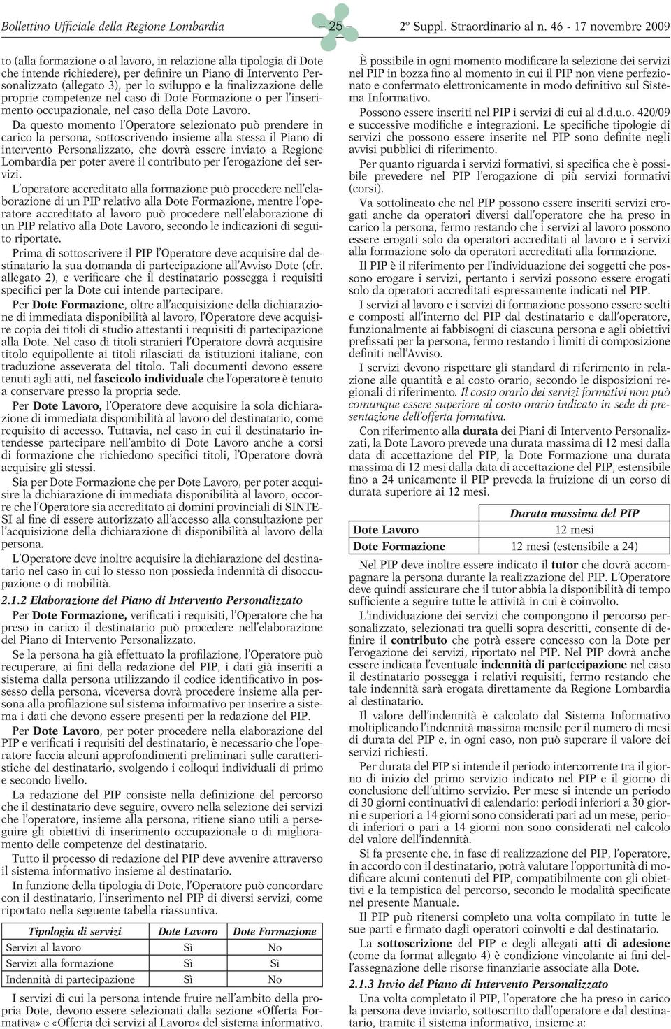 Da questo momento l Operatore selezionato può prendere in carico la persona, sottoscrivendo insieme alla stessa il Piano di intervento Personalizzato, che dovrà essere inviato a Regione Lombardia per